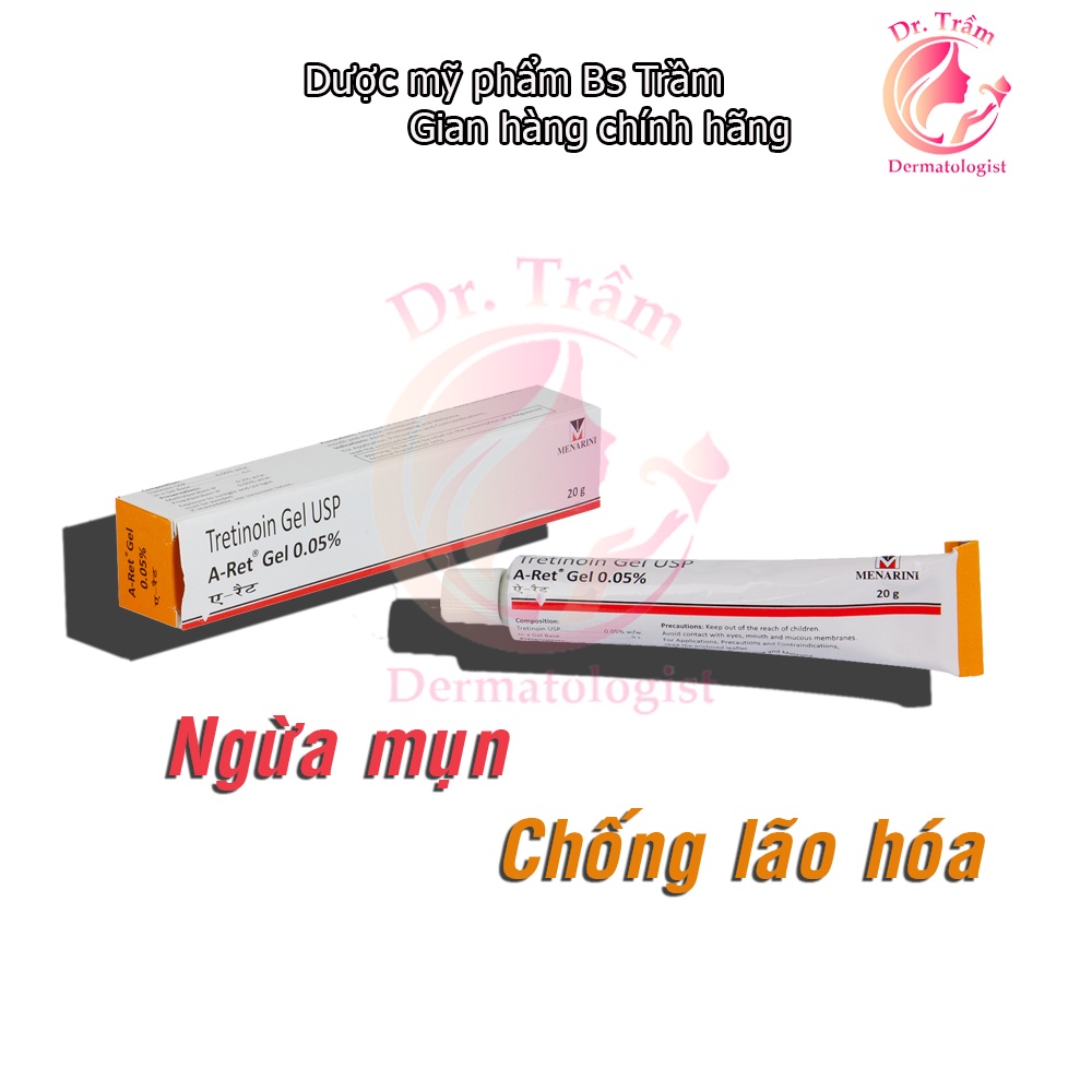 TRETINOIN ARET GEL USP kem bôi mụn, chống lão hóa