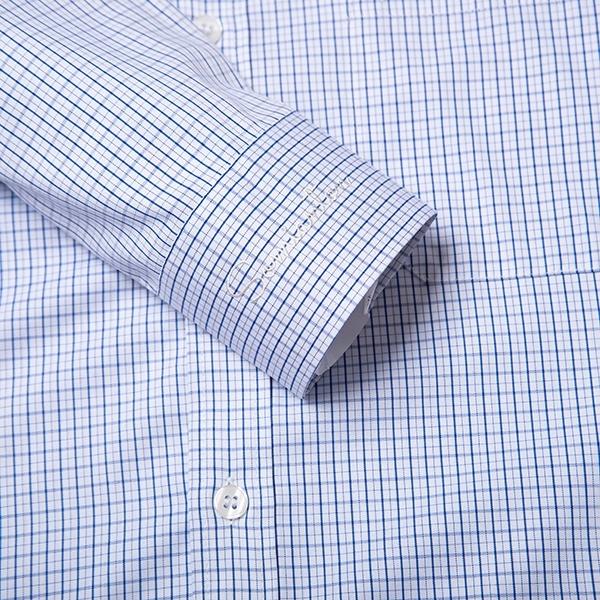 Áo Sơ Mi Nam Công Sở Trung Niên Thương Hiệu Anton Dài Tay Vải Cotton Kẻ Caro Đen Trắng – AC155 | BigBuy360 - bigbuy360.vn