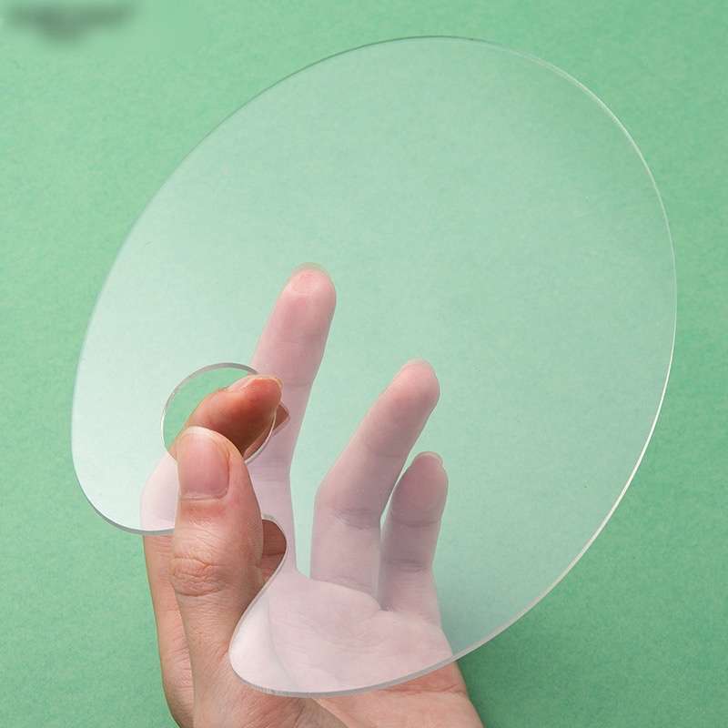 Bảng Pha Màu Và Que Trộn Kem Nền -Son - Màu Mắt Hình Tròn , Vuông , Bầu Dục