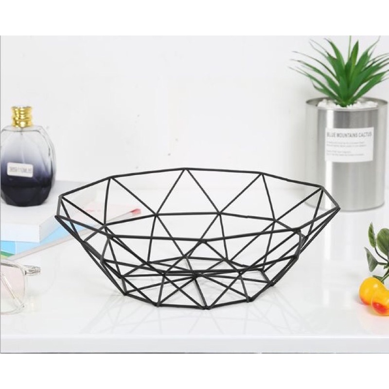 RỔ SẮT NGHỆ THUẬT ĐỰNG HOA QUẢ DECOR BÀN ĂN, BẾP, QUẦY BAR
