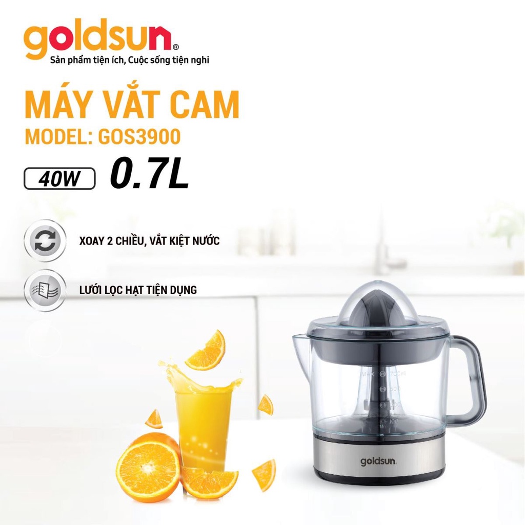 Máy vắt cam Goldsun GOS3900 - Hàng chính hãng