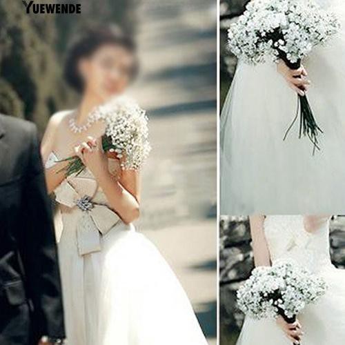 Bó 2 cành hoa chấm bi giả dùng trang trí tiệc cưới