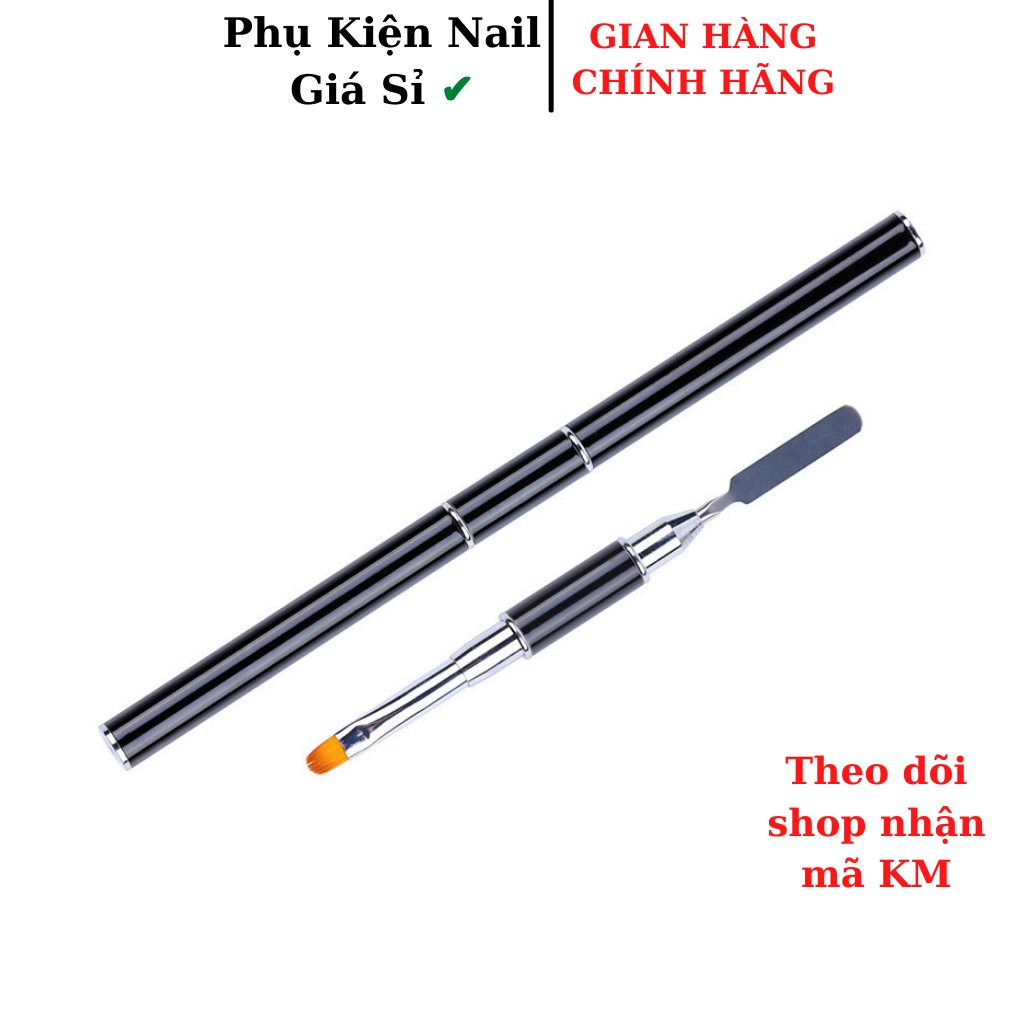 Cọ đắp gel cán đá hai đầu