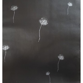 DECAL 1M PVC giấy dán tường khổ 45cm (có sẵn keo dán) – HOA BỒ CÔNG ANH ĐEN DT226