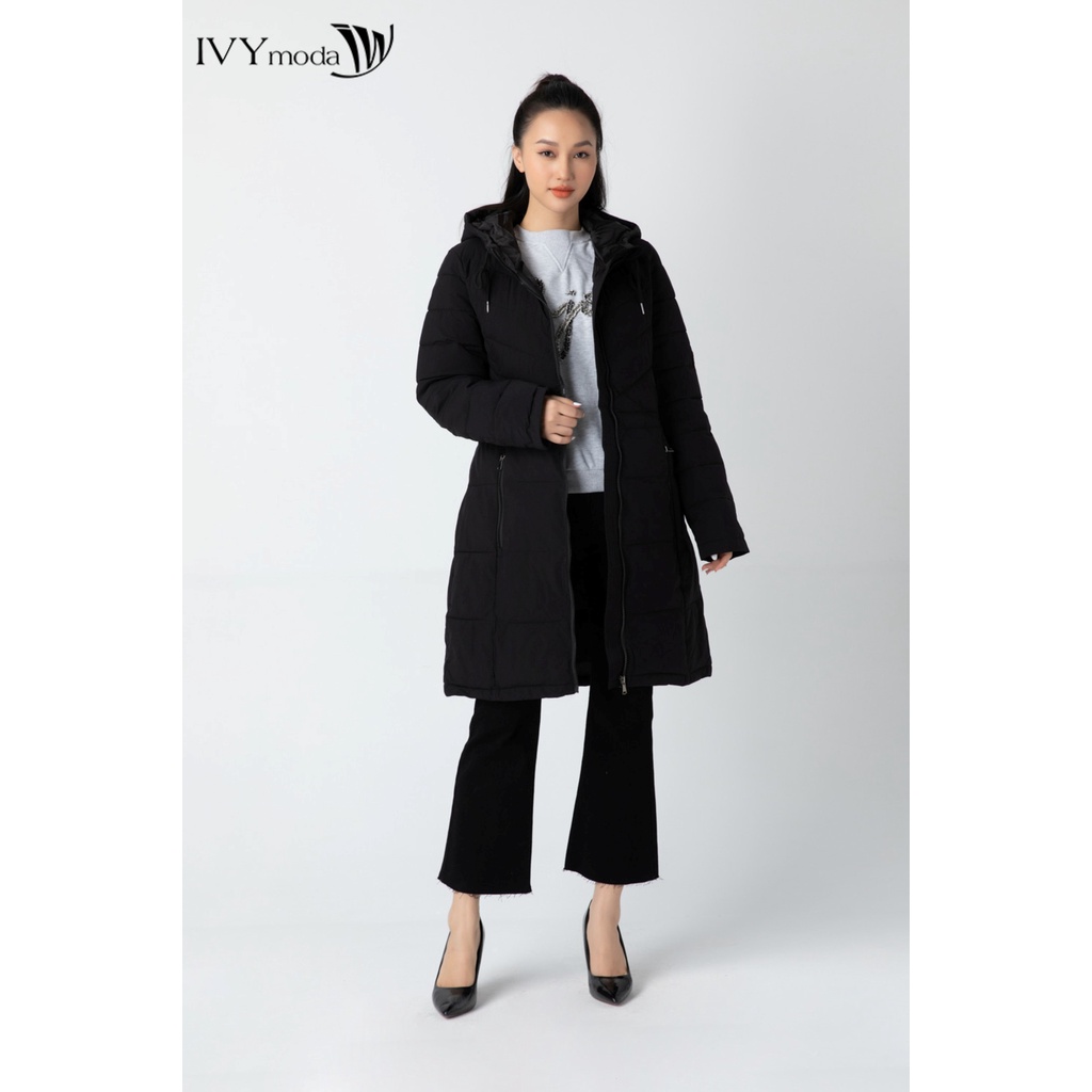 Áo khoác parka nữ chống thấm nước IVY moda MS 71B8032