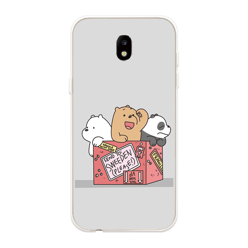 Ốp Lưng TPU Mềm Samsung Galaxy J3 Pro J5 Pro J7 Pro 2017  Three Bare Bears 3