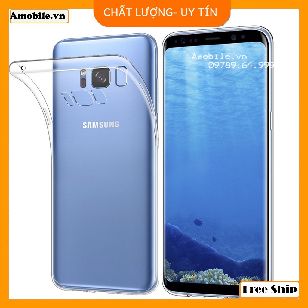 [Free Ship] Ốp Silicon dẻo Samsung Galaxy S8/ S8 Plus / S8+ (trong suốt)