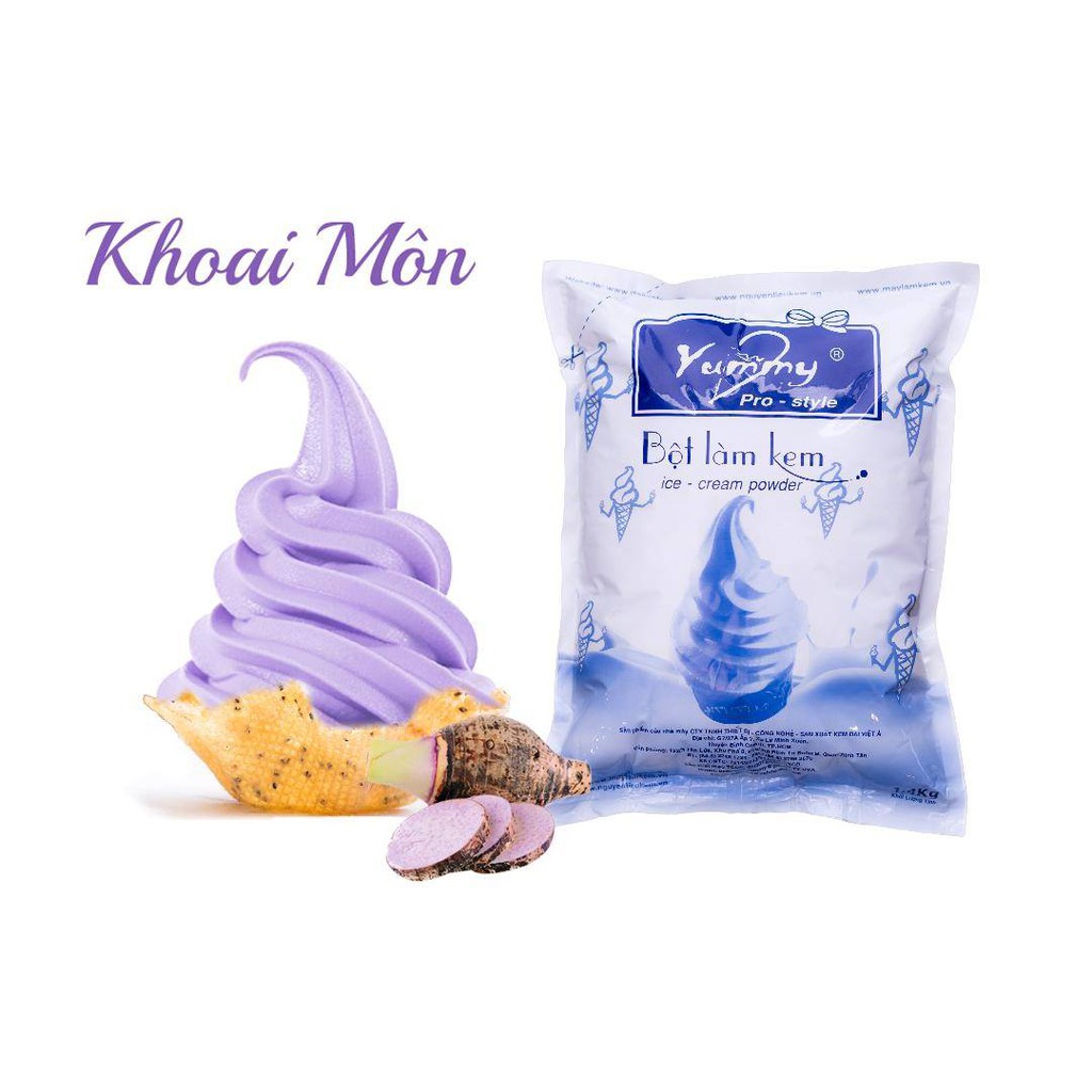 Bột làm kem hương vani túi 1kg