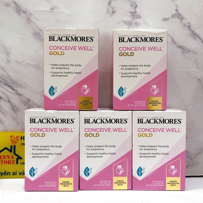 BLACKMORES CONCEIVE WELL GOLD - 56 viên