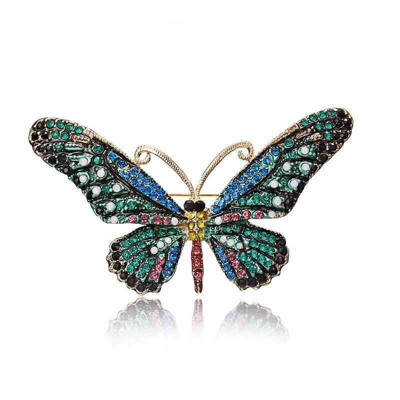 Butterfly Brooch Pin Women Vintage Brooches And Pins Insect Luxury Big Brooch For Scarf Best Gift