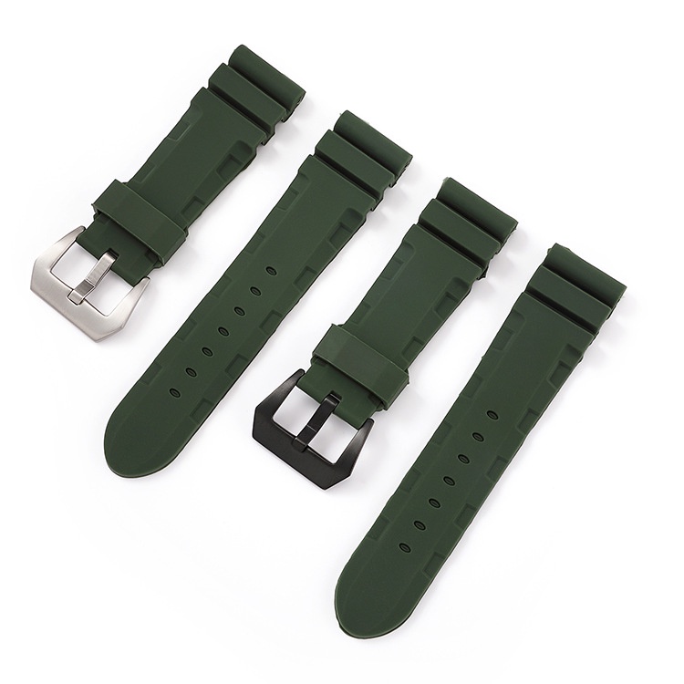 Dây Đeo Đồng Hồ Bằng Silicone Cao Su Chống Nước 22Mm 24 Cho Panerai