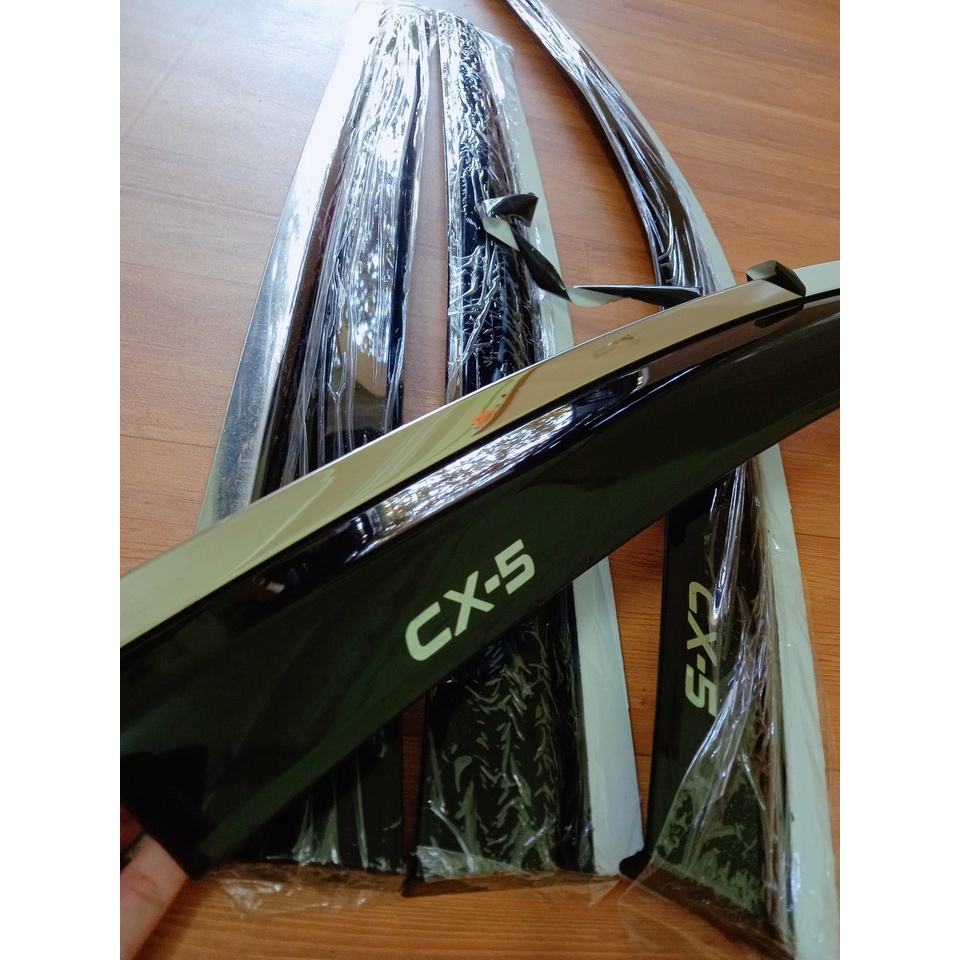 Vè che mưa xe Mazda CX5, CX-5 đời 2018- 2019 - 2020- 2021- 2022 chỉ Inox cao cấp nhất thị trường