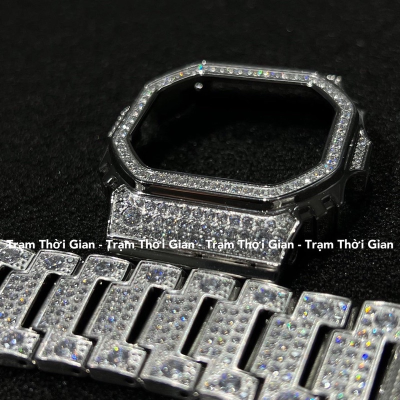 Set vỏ dây đòng hồ casio G-shock dw-5600 đính đá sang trọng