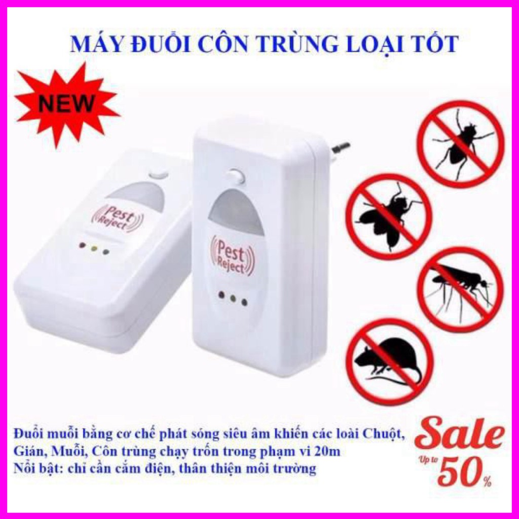 [BÁN CHẠY] Thiết Bị Xua Đuổi Côn Trùng Pest Rejeck _(CÓ BẢO HÀNH)