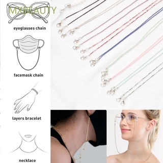 MXBEAUTY Dây Đeo Mắt Kính Gắn Ngọc Trai Giả Thời Trang Nữ