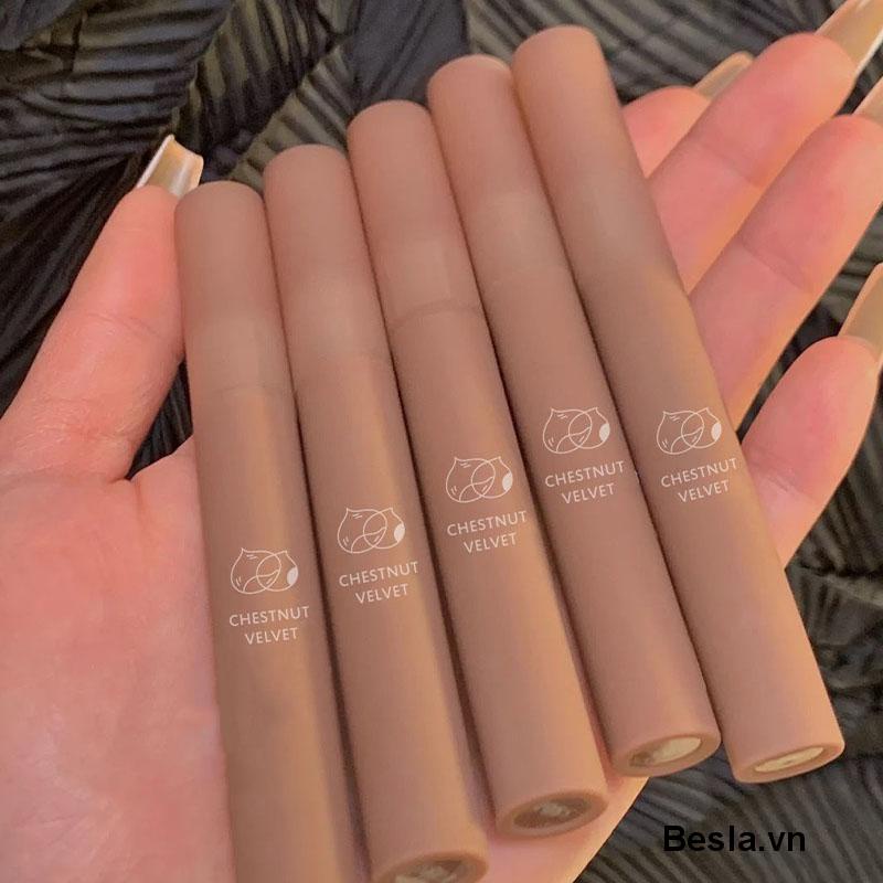 🎀Son Môi Dạng Lỏng Chống Thấm Nước Lâu Trôi Màu Nhung Mờ Thời Trang Dành Cho Nữ