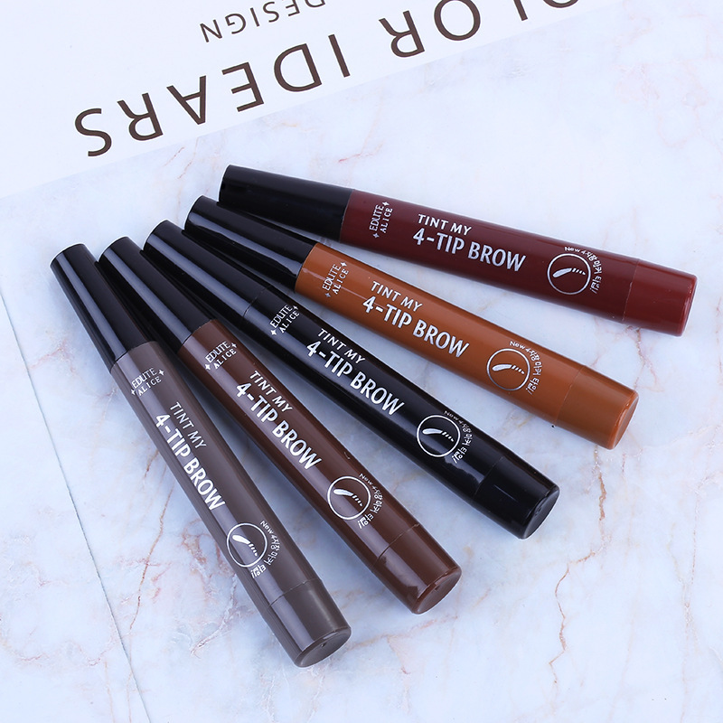 Bút Kẻ Mày Dạng Lỏng Chống Thấm Nước Bền Màu Với 5 Màu Lựa Chọn