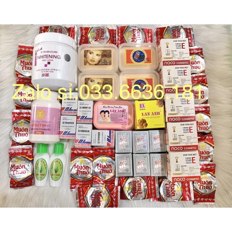 combo kem trắng da body toàn thân trộn theo yêu cầu của khách 10