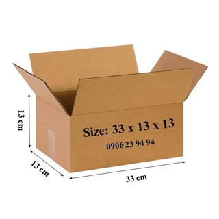 Size: 33x13x13 - Hộp carton, Hộp đóng hàng, hộp giấy đóng hàng