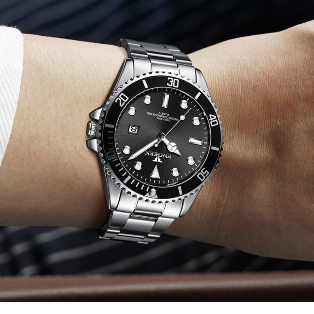 Đồng hồ nam FNGEEN chính hãng, mặt tuyệt đẹp, dạ quang, chống nước tốt | BigBuy360 - bigbuy360.vn