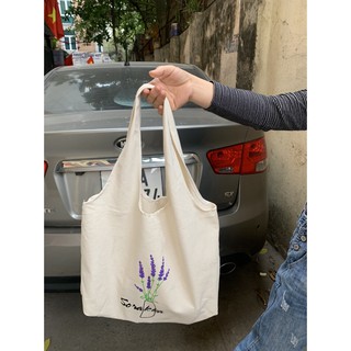 [HOT Giá rẻ nhất shoppee] Túi vải TOTE siêu đẹp phong cách Hàn Quốc