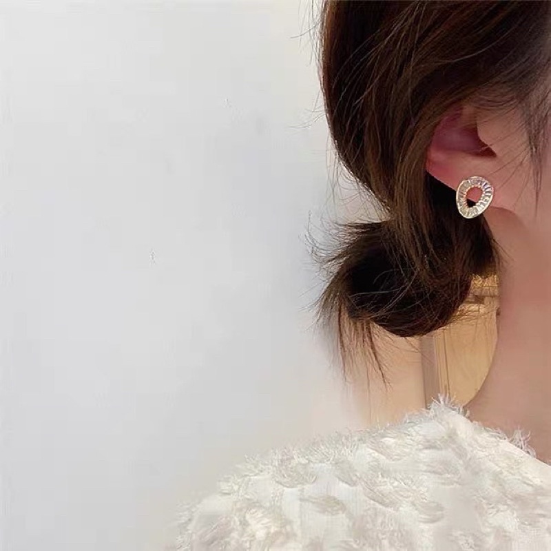 Bông tai vintage xi mạ cao cấp ngọc đá nhiều mẫu
