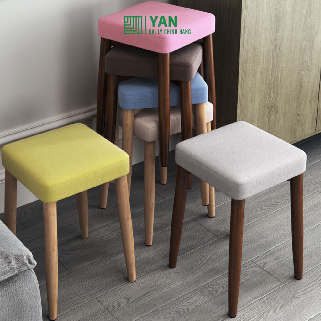 Ghế đôn ghế bàn trang điểm bàn phấn mặt đệm phong cách hàn quốc - gn66