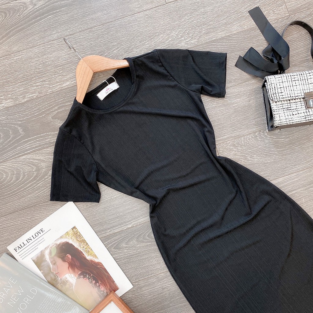 [Ảnh Thật] ĐẦM THUN ÔM BODY - Form siêu đẹp | BigBuy360 - bigbuy360.vn