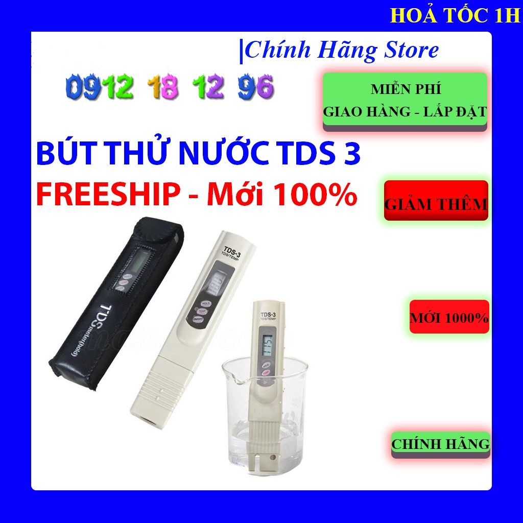 [Mã ELHA03 giảm 5% đơn 300K] Bút thử nước sạch TDS 3