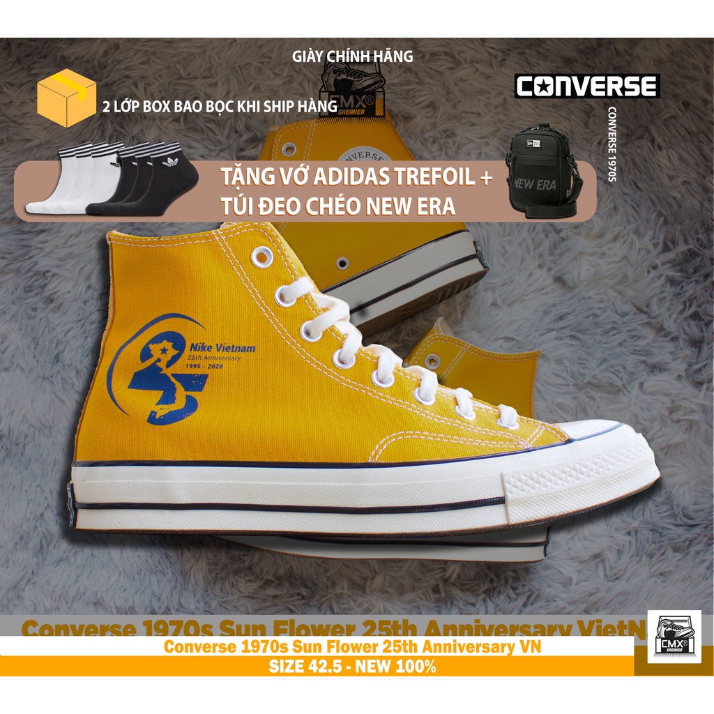 [ HÀNG CHÍNH HÃNG ] Giày Converse 1970s 25th Anniversary Việt Nam ' Sun Flower ' - REAL AUTHETIC 100%