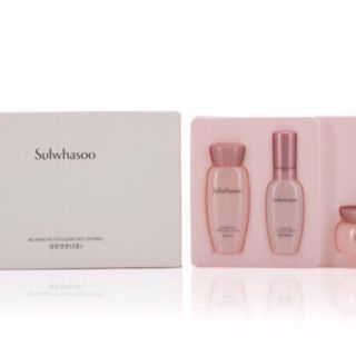 Set dưỡng ẩm và dưỡng sáng da hoa mơ Sulwhasoo Bloomstay vitalizing kit 3 sản phẩm( hàng tách sét không hộp nhẹ phí ship