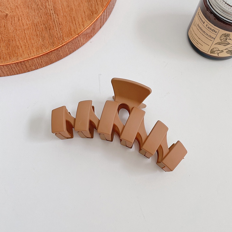 Kẹp tóc lớn kiểu dáng đơn giản phong cách Hàn Quốc 2021 cho nữ