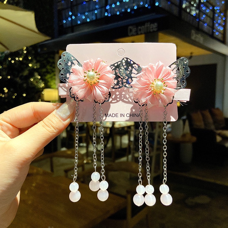 Kẹp Tóc Tua Rua Dài Thời Trang Hàn Quốc