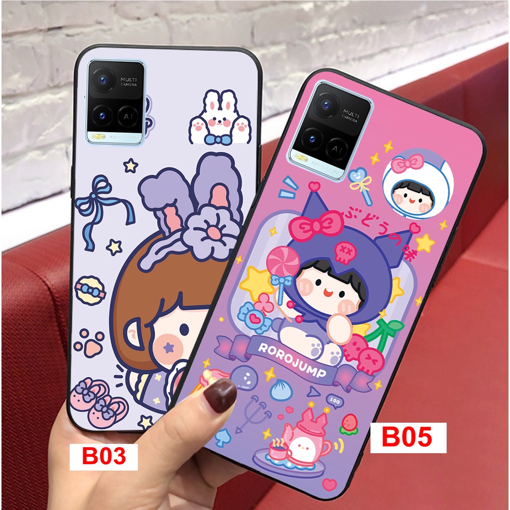 ỐP LƯNG VIVO Y21-VIVO Y21S-VIVO V21 5G IN HÌNH CÔ PÉ ĐÁNG YÊU CỰC CUTE GIÁ RẺ