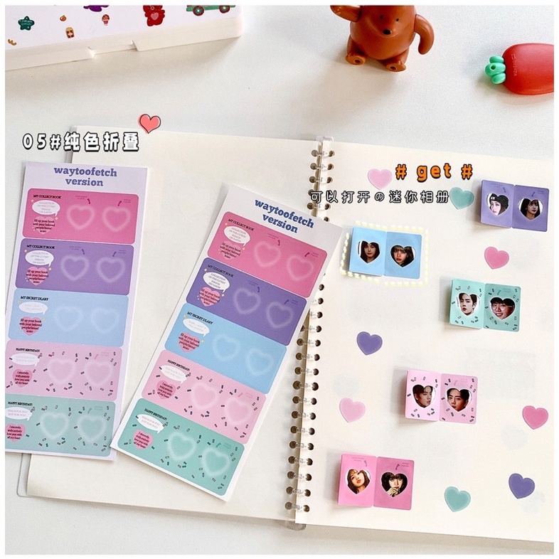 Photo frame sticker sticker khung ảnh trang trí idol