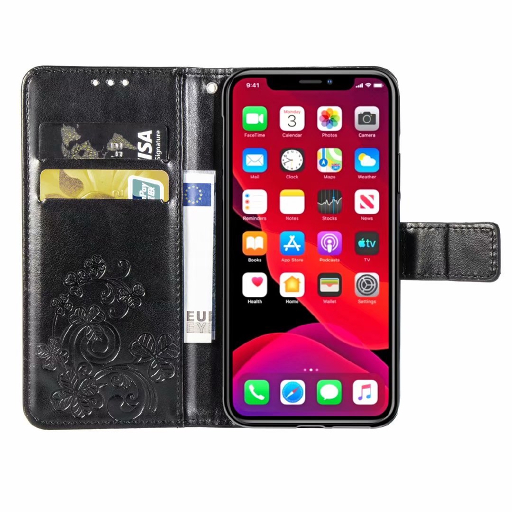 Bao Da Điện Thoại Họa Tiết Hoa 3d Tích Hợp Giá Đỡ Cho Xiaomi Redmi Go 7 7a 8 8a Note 8t 9s 9 Pro 9pro Max Ốp