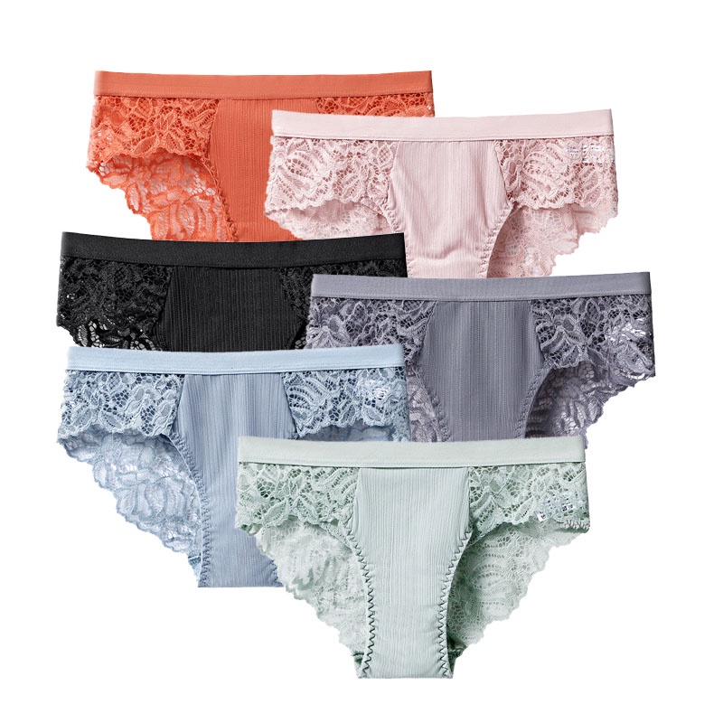 Quần lót ZXYOUPING lưng thấp xuyên thấu size S-XXL cho nữ