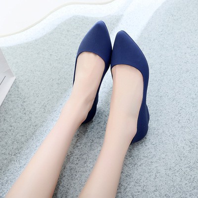 [ HOT ] Giày búp bê mũi nhọn nhựa dẻo G18