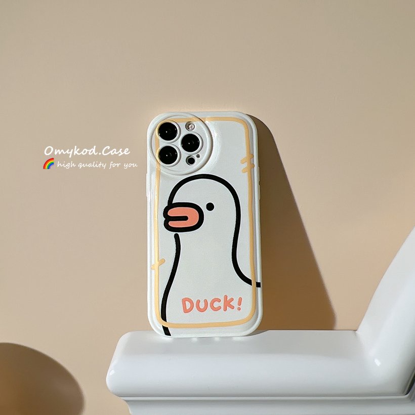 Ốp Điện Thoại Mềm In Hình Vịt Omykod Cho Samsung S21 S20 FE S22 S21 S20 Note 20 Plus M23 M33 M52 M53