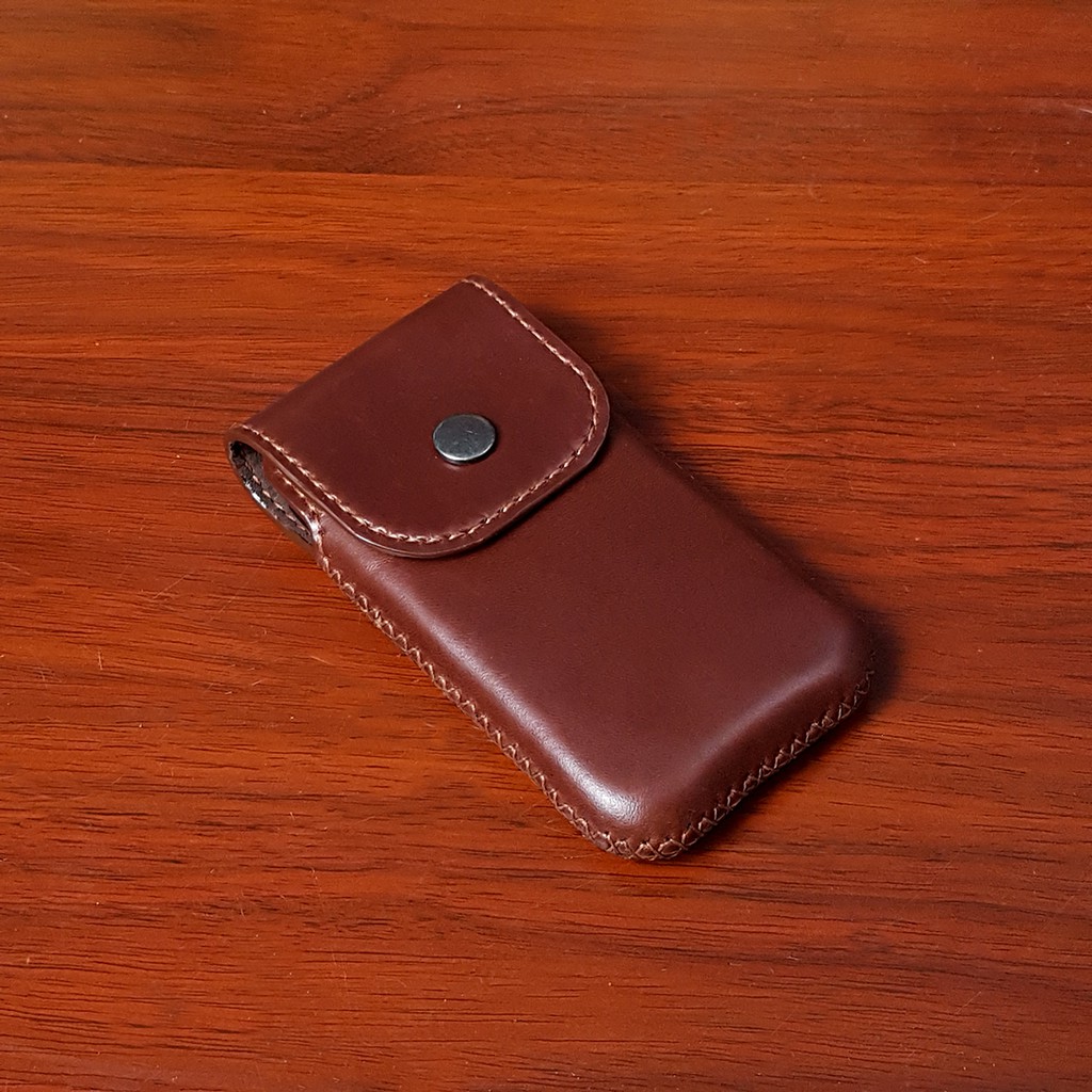 Bao da Nokia E71 E72 da thật - Bao điện thoại handmade thủ công - Màu Nâu