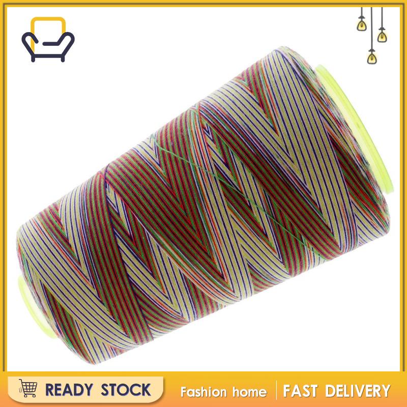 1 Cuộn Chỉ Polyester 40s / 2 Màu Cầu Vồng 40Mm Happi2ness