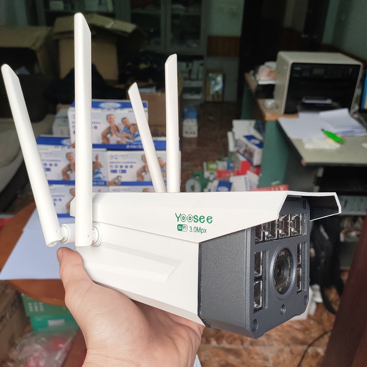 [RẺ VÔ ĐỊCH] CAMERA 4 RÂU YOOSEE W30H 8LED 3.0MPX SIÊU NÉT GÓC RỘNG - CÓ MÀU BAN ĐÊM | BigBuy360 - bigbuy360.vn
