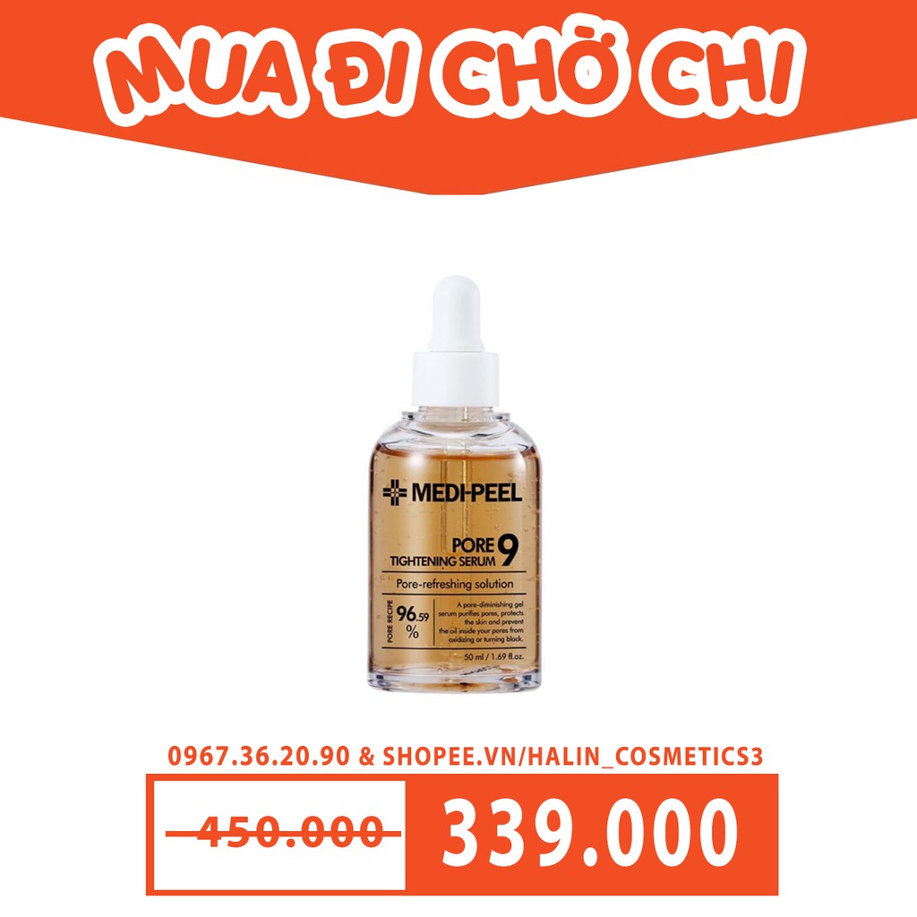 Tinh chất dưỡng da 💖FREESHIP💖 Tinh chất dưỡng da MEDI-PEEL Pore 9 Tightening Serum HALIN56G