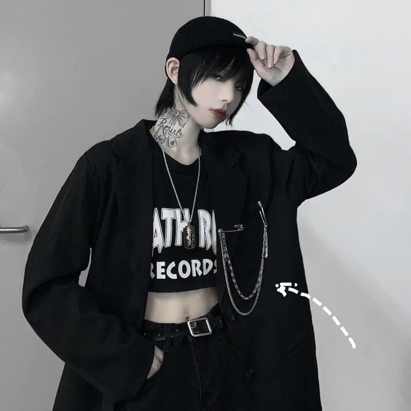 Ghim Cài Áo Thiết Kế Đơn Giản Phong Cách Harajuku