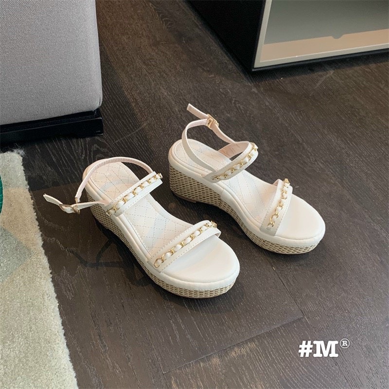 Sandal xuồng viền xích nhẹ êm