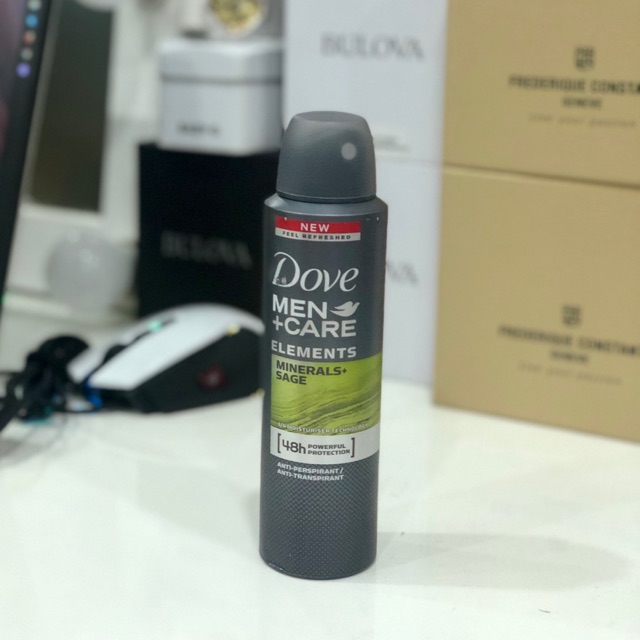 Xịt Khử Mùi Dove Men + Care MINERAL + SAGE - 150ml