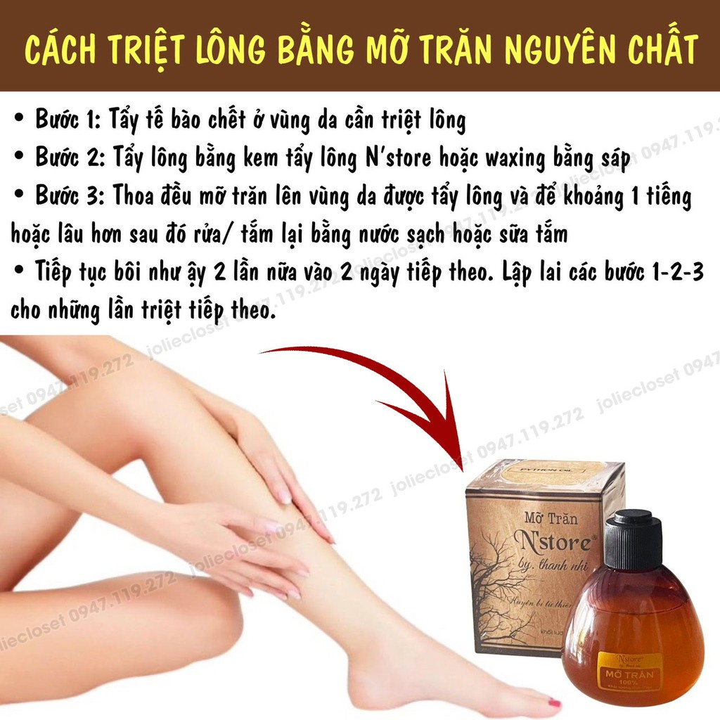 Combo triệt lông nồi nấu sáp wax pro 100, 100gr sáp wax Nóng Beans và Mỡ trăn Nstore tặng kèm que wax lông