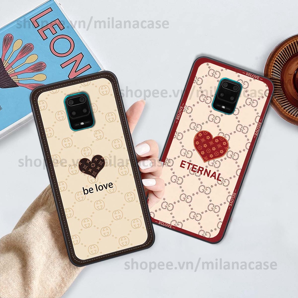 Ốp Xiaomi Redmi Note 9 / Note9s / Note 9 Pro hình trái tim be love tình yêu siêu đẹp, cá tính, thời trang