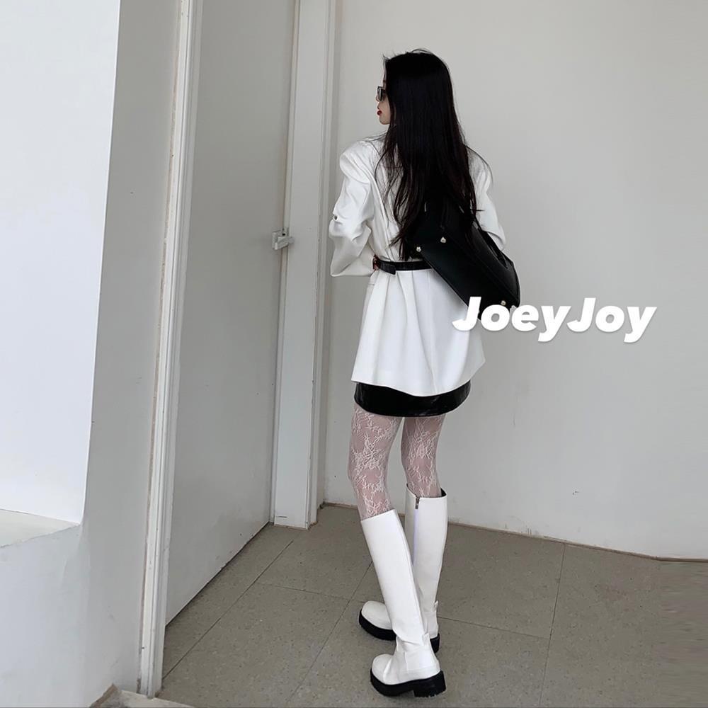 COZOK Áo khoác lửng dáng rộng phong cách retro