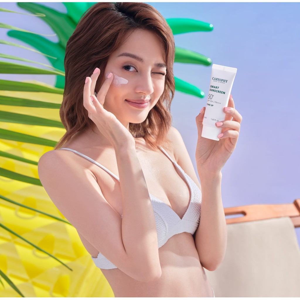 [HB Gift] Kem chống nắng ngừa mụn Caryophy Smart Tone up Sunscreen SPF50+/PA+++ 5ML